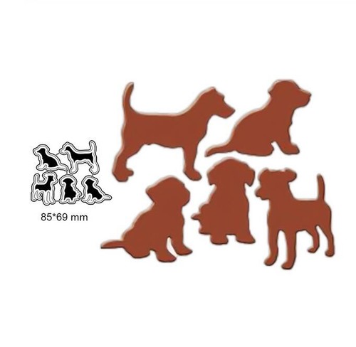 Hund stanzformen metall - hund,