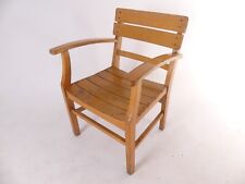Alter Kinderstuhl Armlehnstuhl Holz 4er 50er Innen oder Garten Sitzhöhe 28 cm
