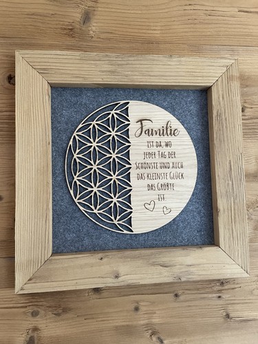 Wandbild eiche schriftzug - wandbild,