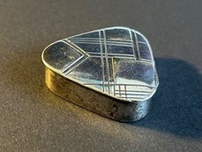 Alte Pillendose Alpacca Silber