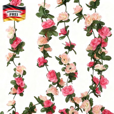 Künstliche Rosen-Girlande 5m