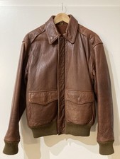 Fliegerjacke A2 Noble House braun Lederjacke Gr. M