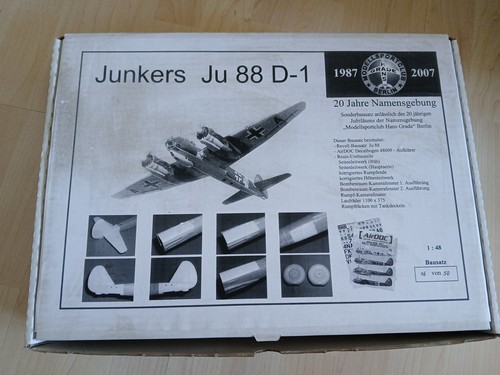Revell junkers d - 88, d-1
