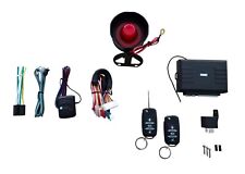 Universal Alarmanlage mit Funkfernbedienungen Klappschlüssel ZV Ansteuerung