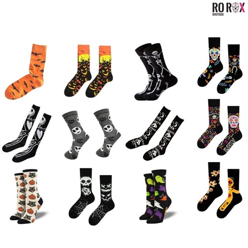 Rox gothic socken skelett - gothic,