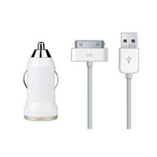 2in1 Auto KFZ ladegerät Ladekabel Adapter für iPhone 2 3 4