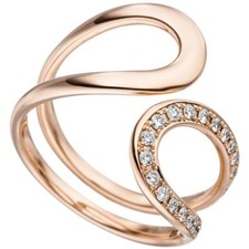 Damen Ring 585 echt Rosegold