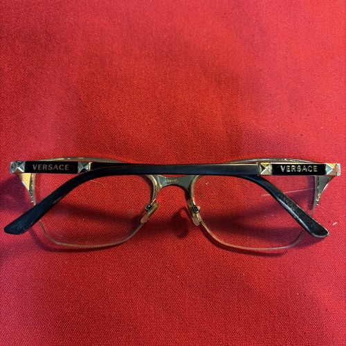 Versace brille gold schwarz - versace,