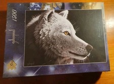 Grafika 1500 Teile Puzzle Wolf Light Shim Schimmel