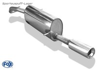 Fox Sportauspuff Seat Ibiza 4 Typ 6J ab 2008 1x90mm mit Absorber