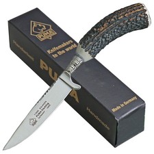 Puma Jagd Messer Modell Frischling Jäger Trachtenmesser inkl. Leder Steckscheide