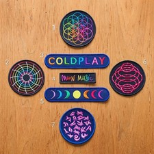 Coldplay patches moon music - coldplay,