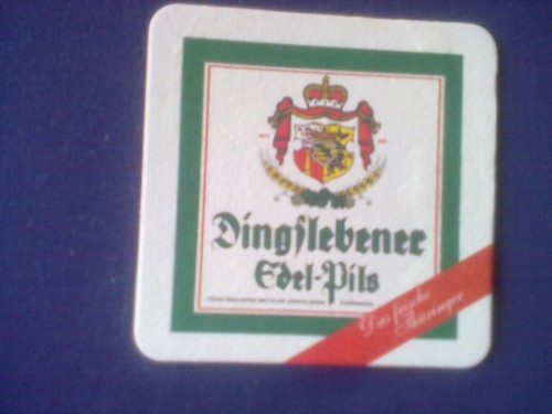 Ein bierdeckel dingslebener - ein,
