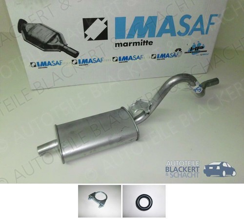 Imasaf auspuff mitteltopf - auspuff, +