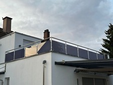 Edelstahl vsg glas balkon - edelstahl,