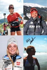 8xBiathlon-Originalautogramm