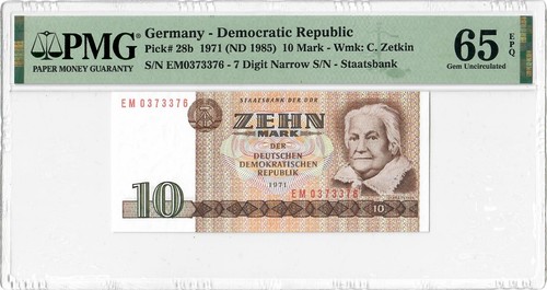 Deutschland mark 1971 pmg - 1971,,
