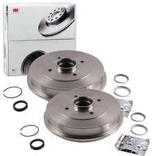 2x NK Ø 203mm BREMSTROMMELN