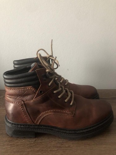 Men ami boots brown - men, leather
