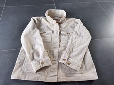 Closed Cordjacke,  Beige, Gr