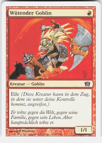 Raging goblin common 8th - raging,