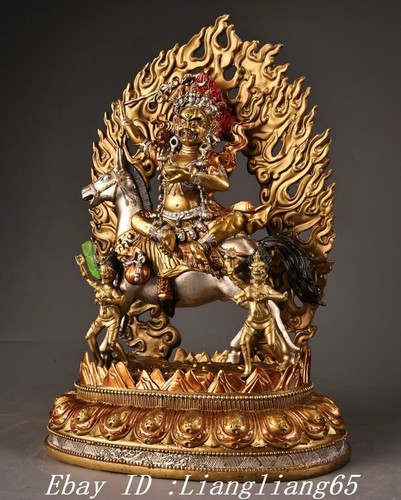 Tibet bronze vergoldet silber - tibet,
