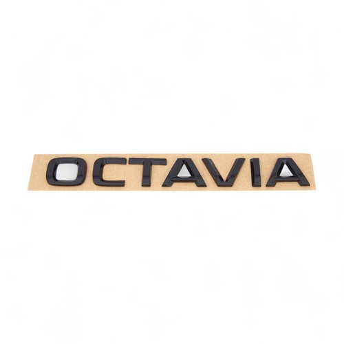 Octavia schriftzug schwarz - octavia,