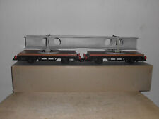 X Playmobil-4109 Drehschemelwagen mit grauen Träger für RC & Trafoeisenbahn gebr