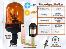 Rundumleuchte 12V / 24V H1