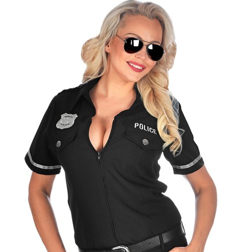 Polizistin bluse police hemd - bluse,