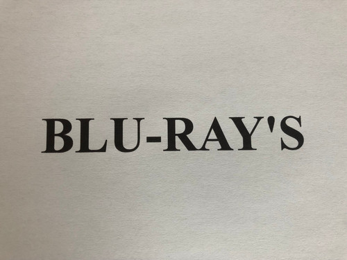 BLU-RAY'S