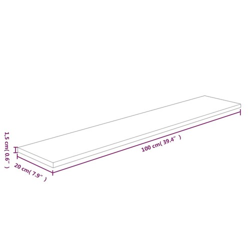 Regalboden massivholz eiche - regalboden,