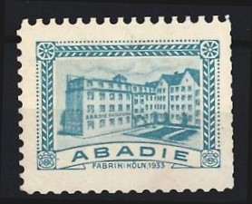 Reklamemarke köln abadie - reklamemarke, köln,