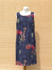 Sommer ! Etuikleid LA ROCHELLE Blumen ärmellos - Gr. 42