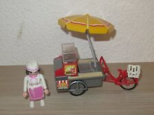 Playmobil Hotdog Stand Wagen mit Figur