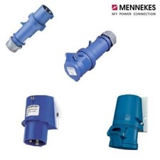 MENNEKES CEE Stecker Kupplung Wandgerätestecker Wanddose 148A 180AC 844 27001