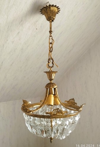 Zauberhafte alte deckenlampe - alte,