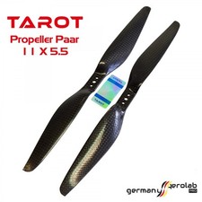 1 Paar CFK TAROT 11x5.5 Carbon Propeller Luftschraube (1x CW / 1x CCW) f.Copter