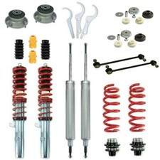 RedLine Gewindefahrwerk Domlager Koppelstangen passt für BMW E81 87 E90 E91 E92