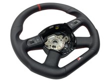 Tuning Lenkrad Lederlenkrad Leder AUDI A4 B7 8E Multifunktion ABGEFLACHT S-Line
