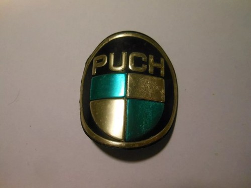 Puch blau steuerkopfschild - puch,