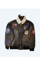 Leder Gedenkjacke Tino Saitta