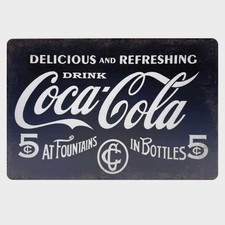Blechschild Coca Cola