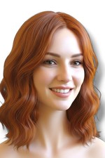 Moderne schulterlange