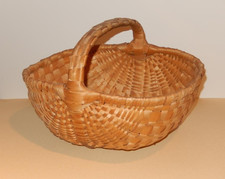 Ovaler  Spankorb Einkaufskorb Span Einkaufs Korb ca.  L 46  T 40  H 31,5 cm