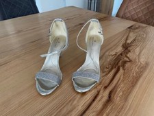 High Heels, Brautschuhe, Sandaletten, Abendschuhe, Riemchenpumps, Silber