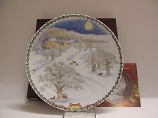 Rosenthal Sammler - Teller  Weihnachten auf dem Lande Motiv 4