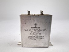 Siemens MP Elko 0,5uf 500V Kondensator Vintage neu High End Audio Klangfilm