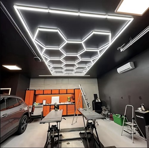 Hexagon led deckenleuchte - hexagon, led-deckenleuchte