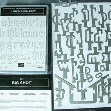 Produktpaket Stempelset "Lined Alphabet" + "Lagenweise Buchstaben", Stampin' Up!